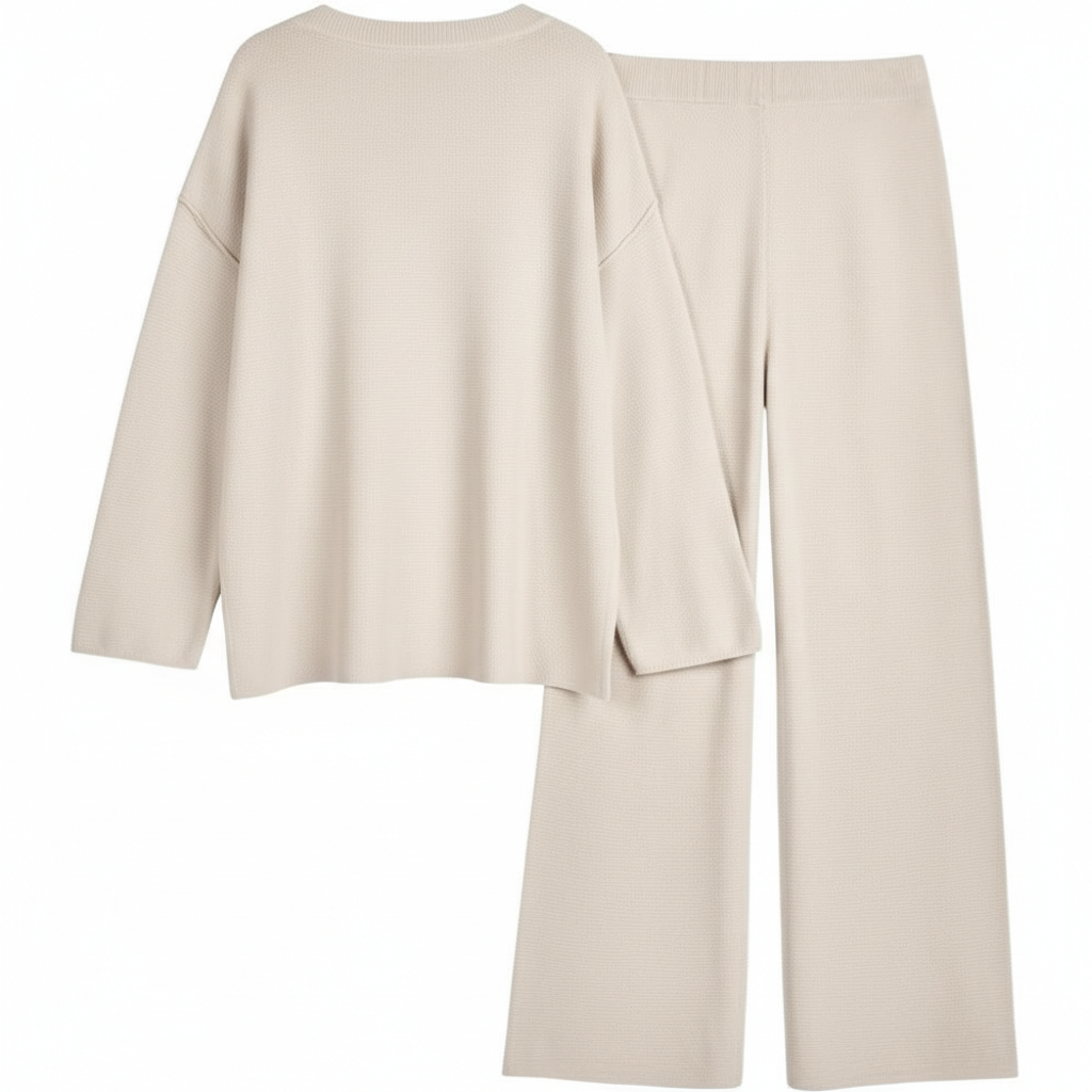 Two Piece Oversized Knit Slouchy Matching Set