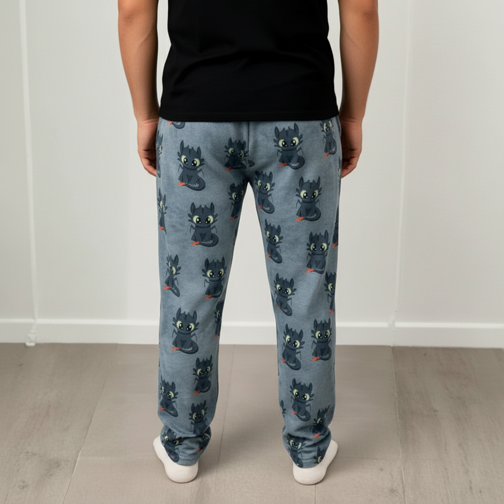 Dragon Print Pajama Pants