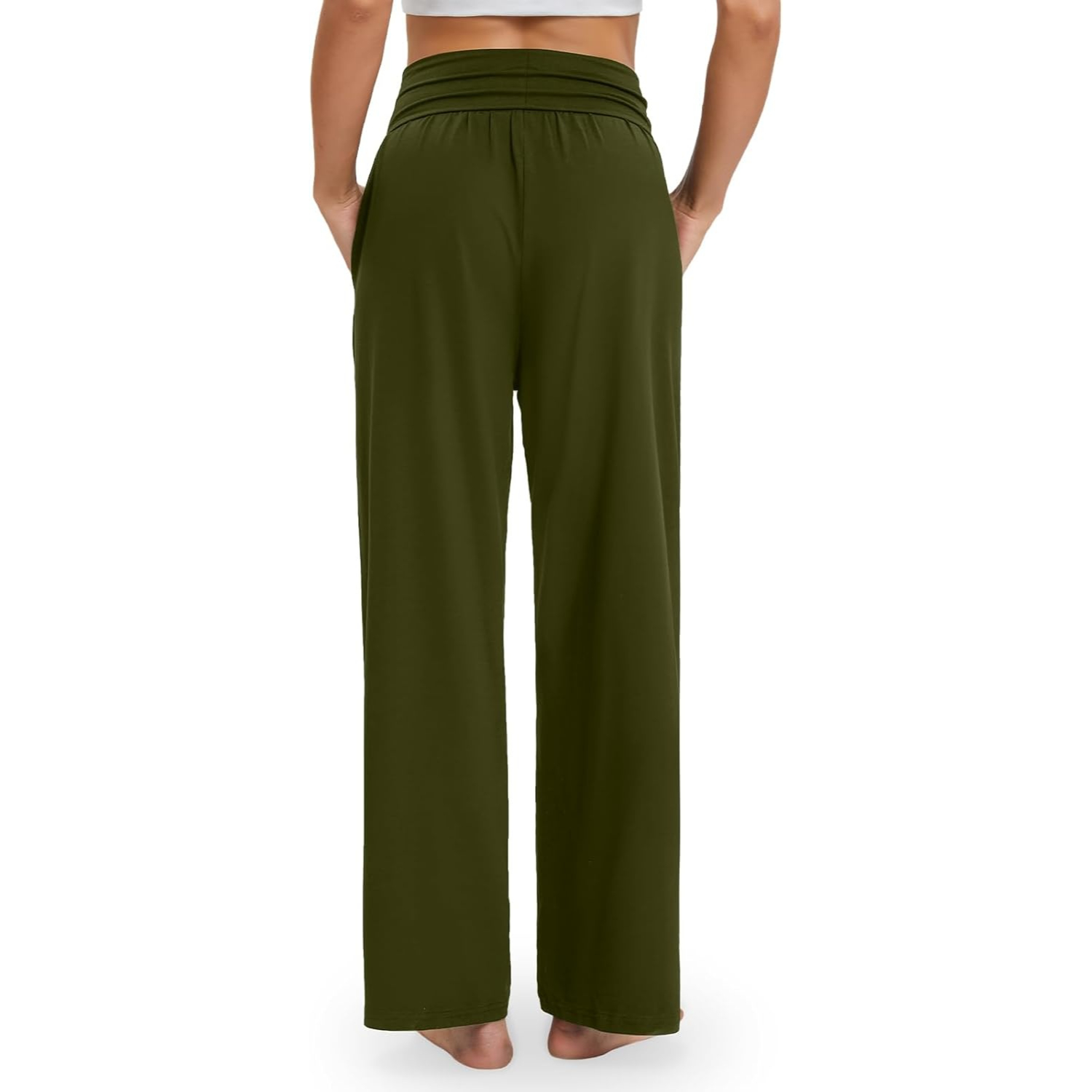 Casual Lounge Pants With Flowy Wide Design