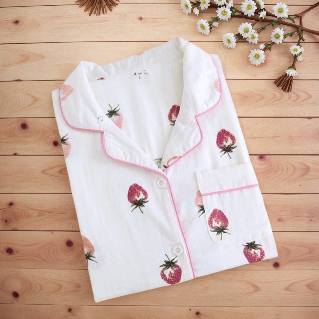 Casual Short Style Sleepwear Set