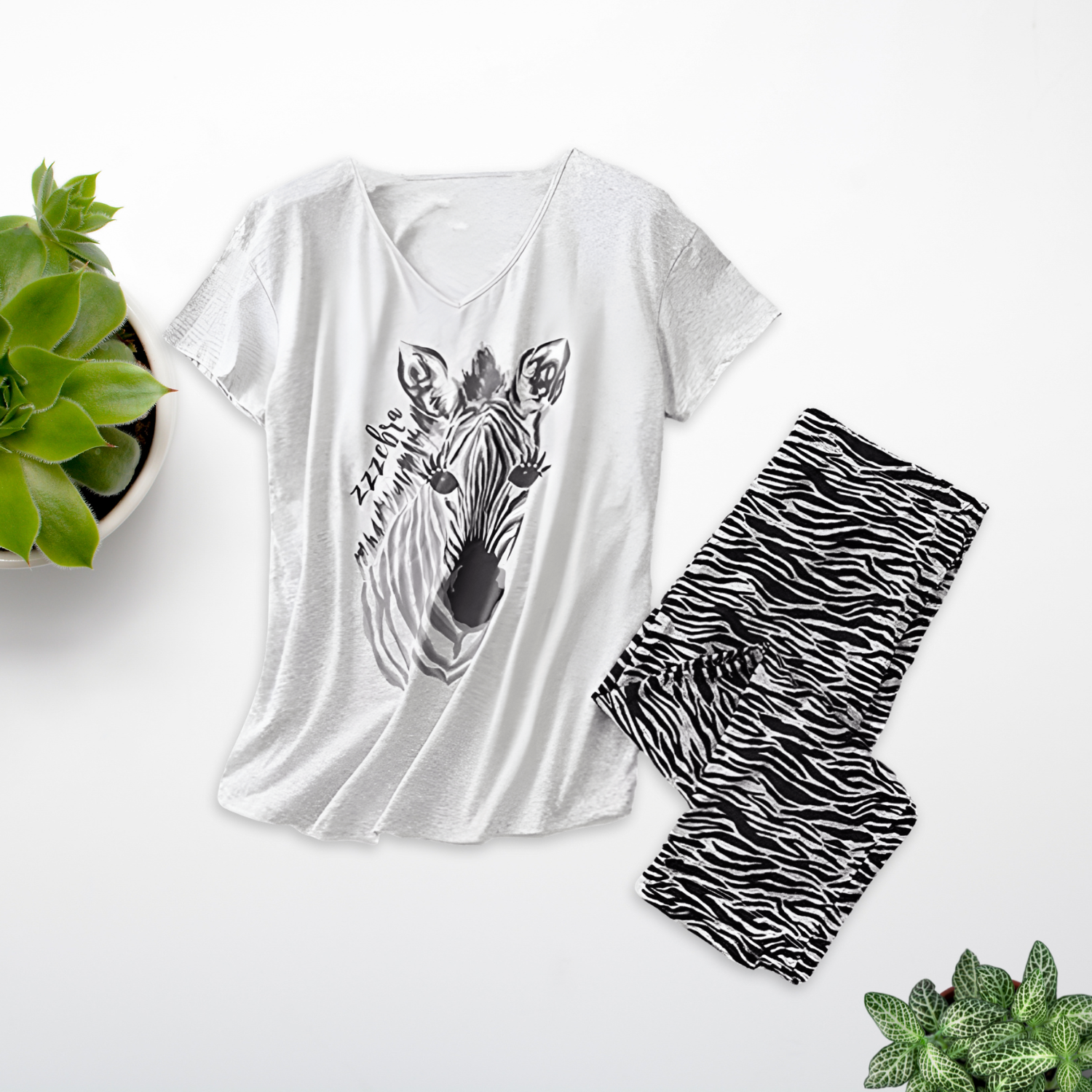 Casual Style Two Piece Sleep Set