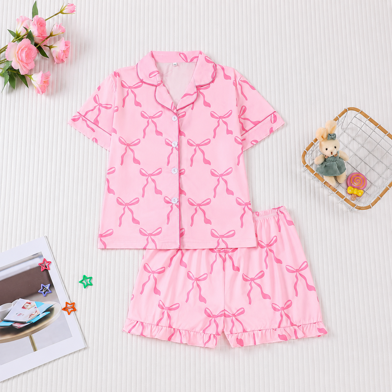 Pack Of 2 Fitted Summer Set Sleepwear For Kids