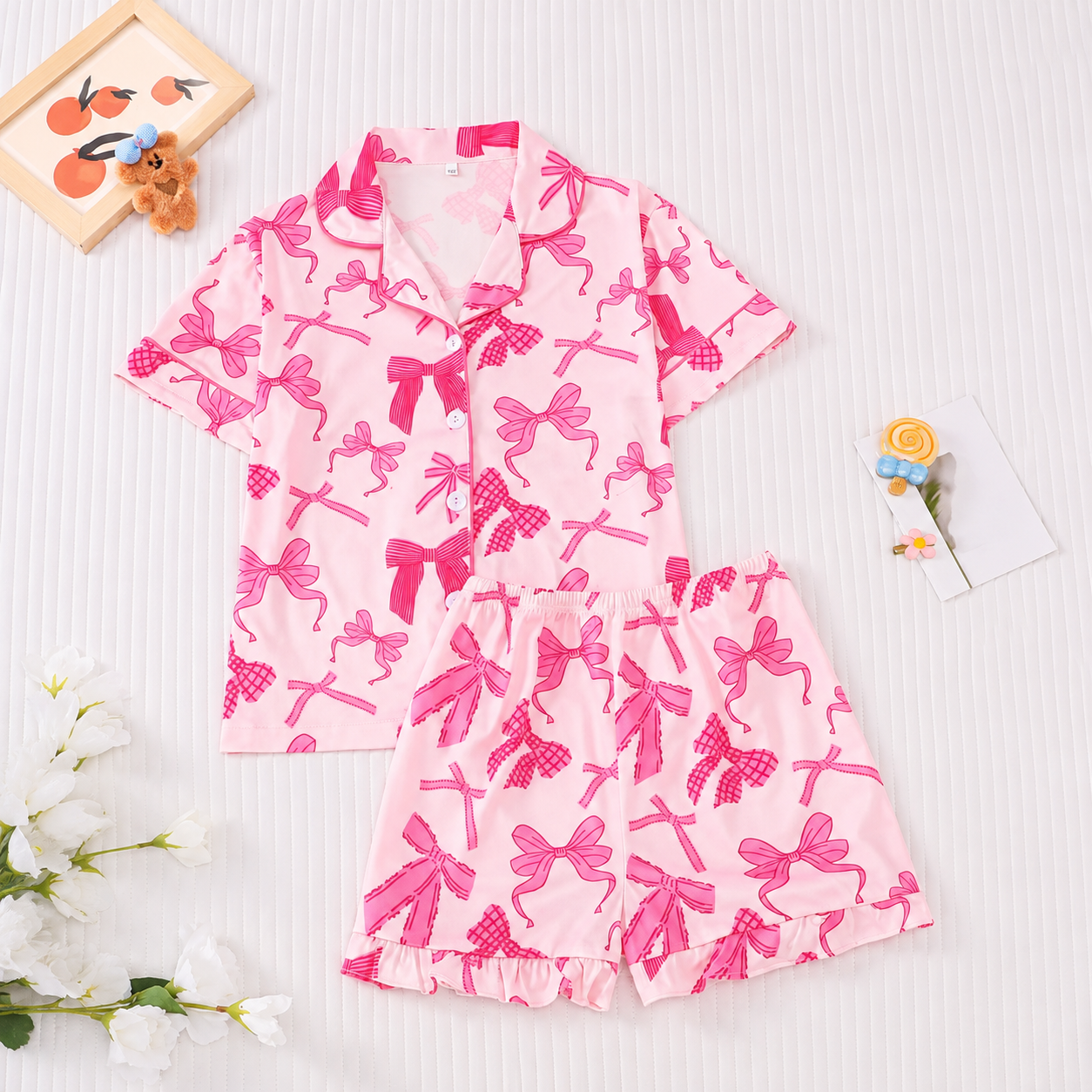 Pack Of 2 Fitted Summer Set Sleepwear For Kids