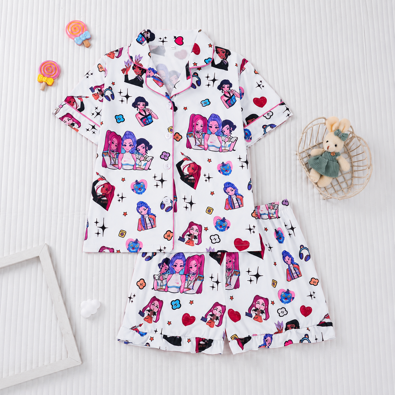 Pack Of 2 Fitted Summer Set Sleepwear For Kids