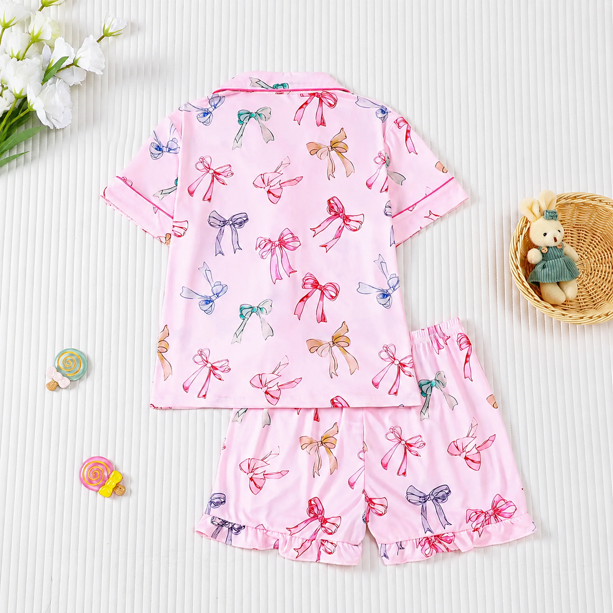 Pack Of 2 Fitted Summer Set Sleepwear For Kids