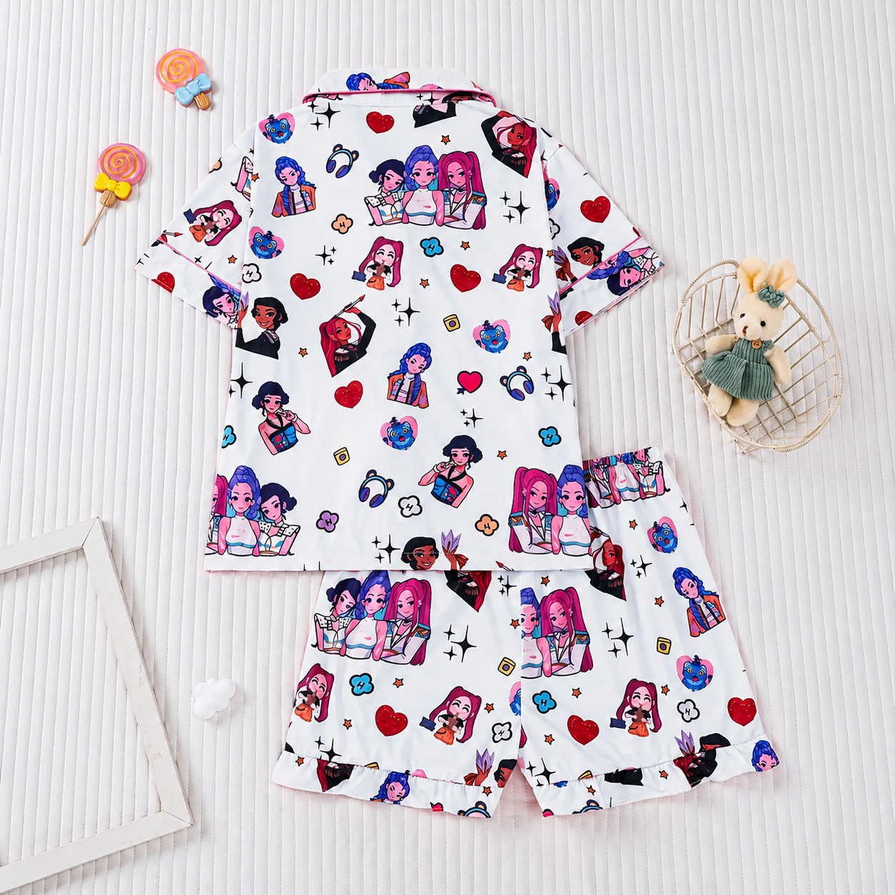 Pack Of 2 Fitted Summer Set Sleepwear For Kids
