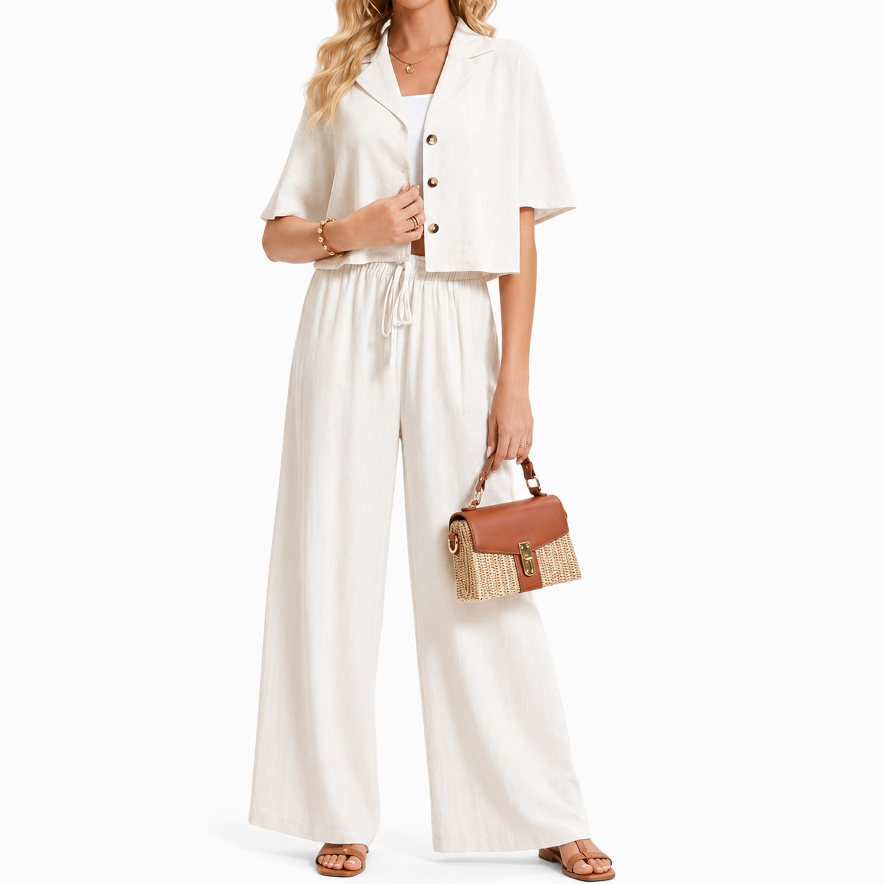 Summer Business Casual Pants Set For Women