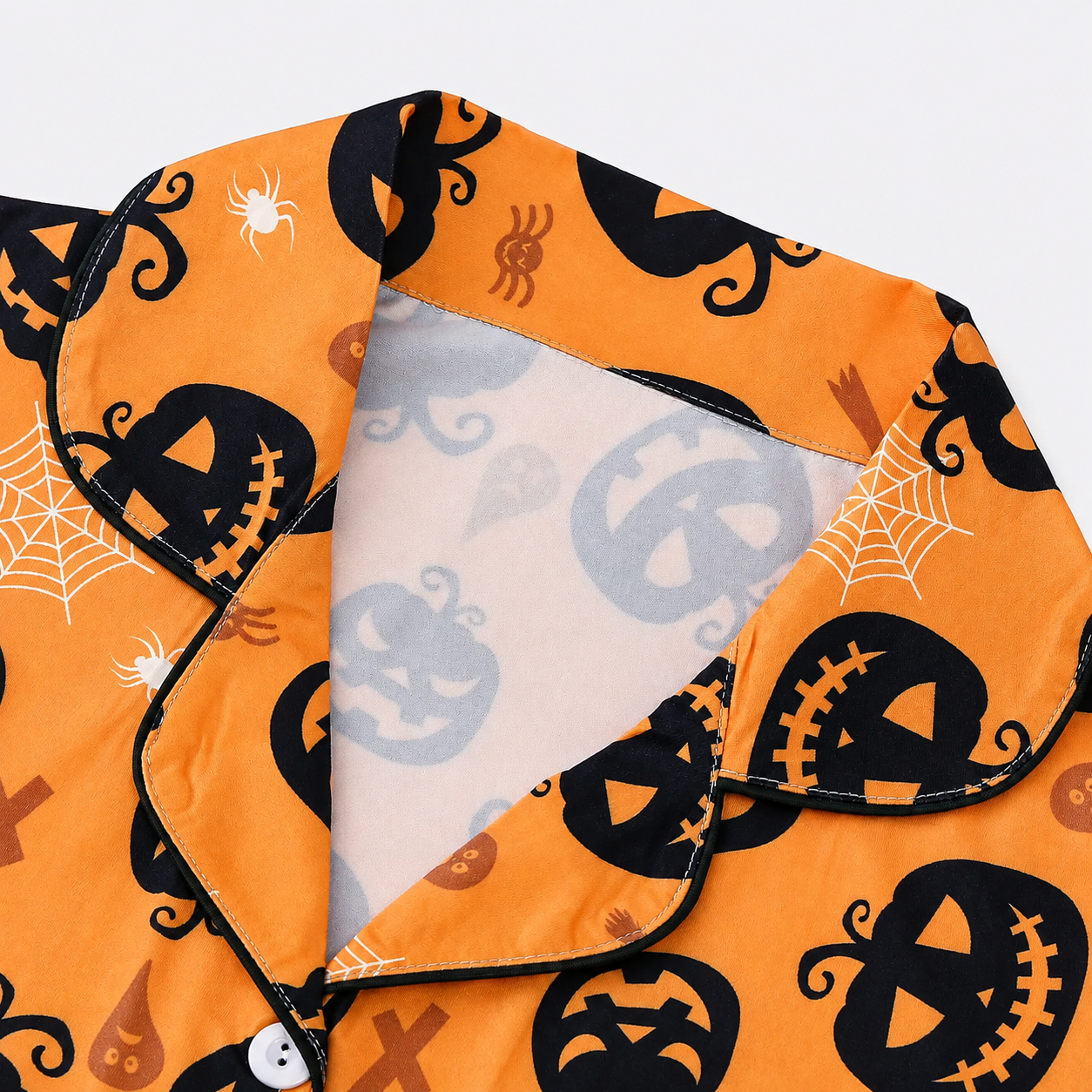 2 Pieces Halloween Theme Shirt And Shorts Set Pajamas For Women