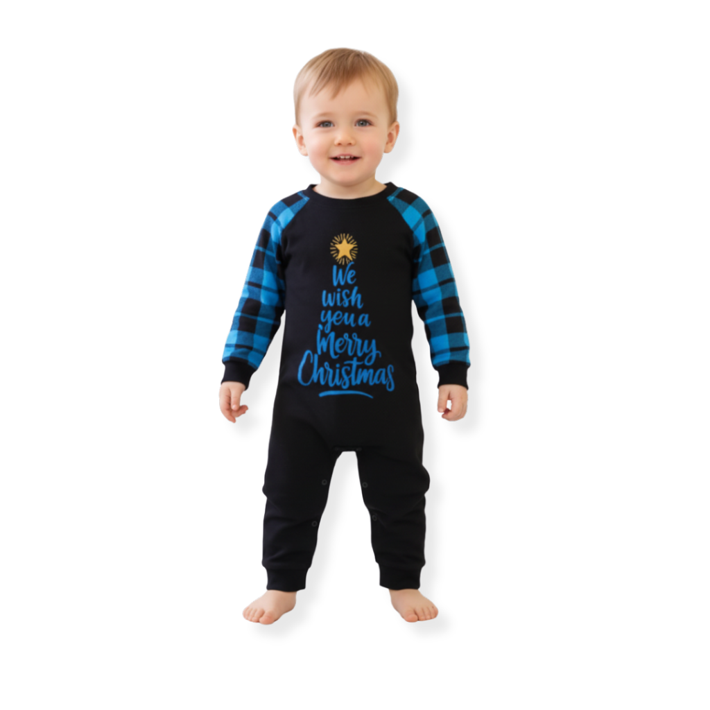 Festive Christmas All Over Print Matching Family Sleepwear Set
