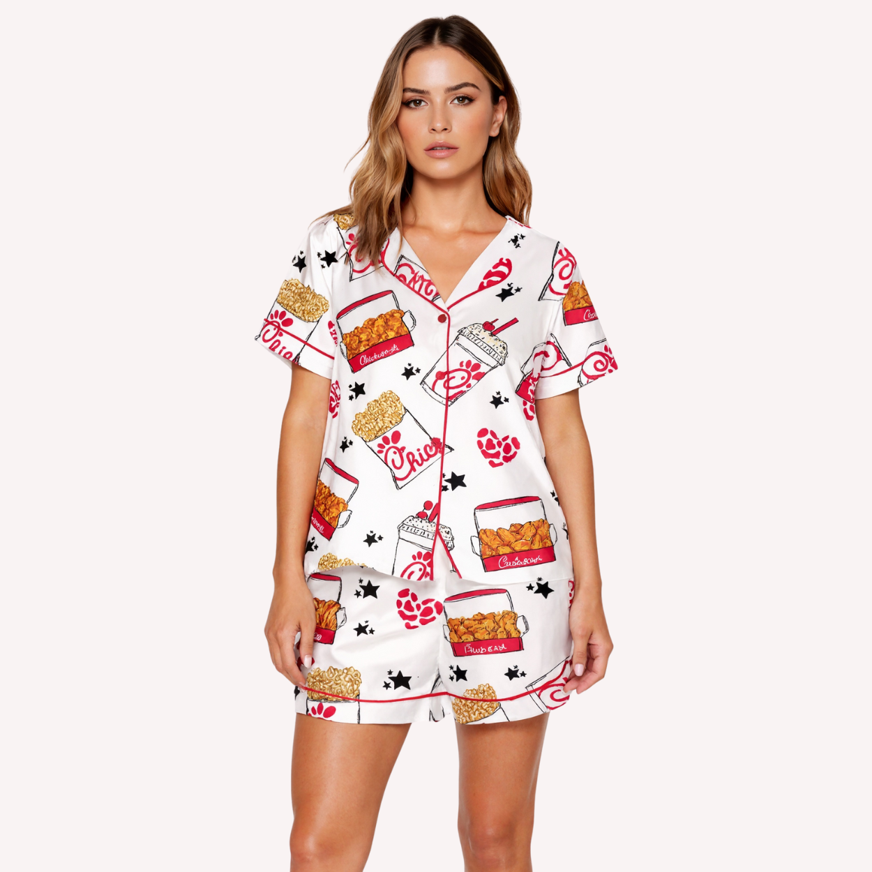 Fun Food Graphic Sleepwear Set