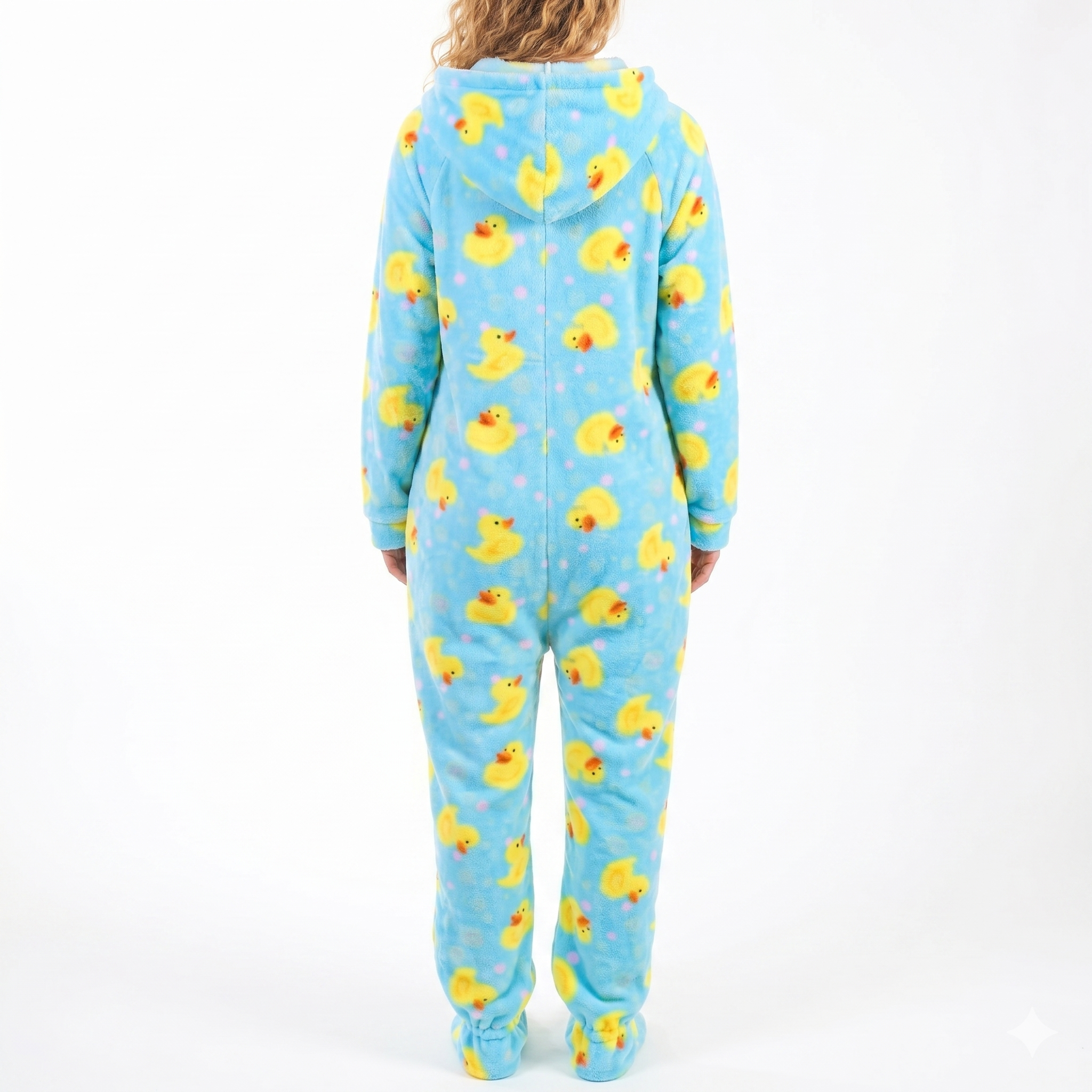 Hooded Fleece Lounge Pajama Onesie Jumpsuit