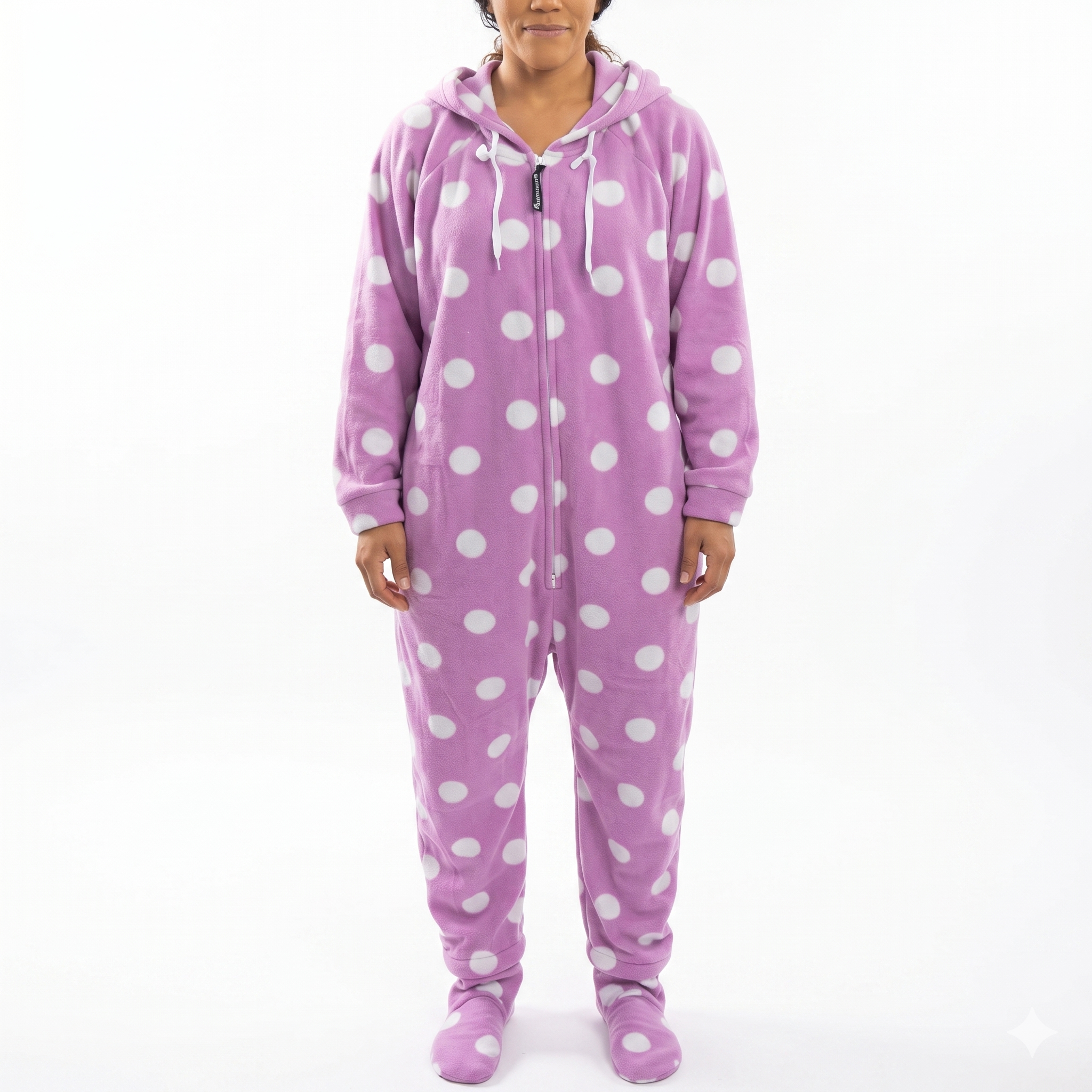 Hooded Fleece Lounge Pajama Onesie Jumpsuit