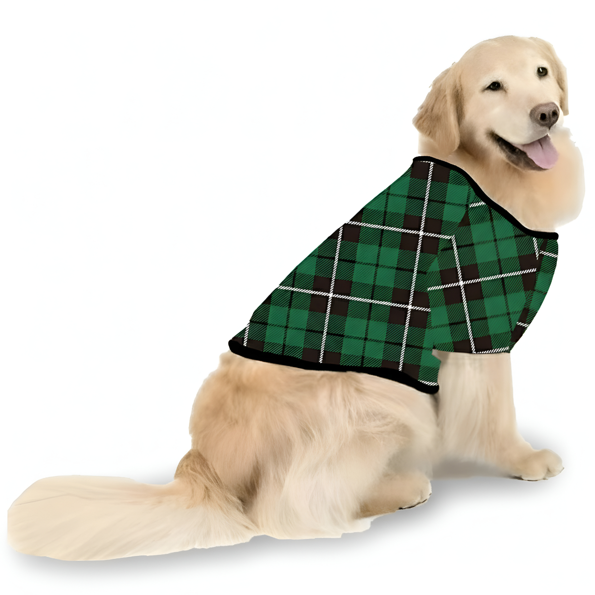 Green Plaid Merry Christmas Family Matching Pajama Sets