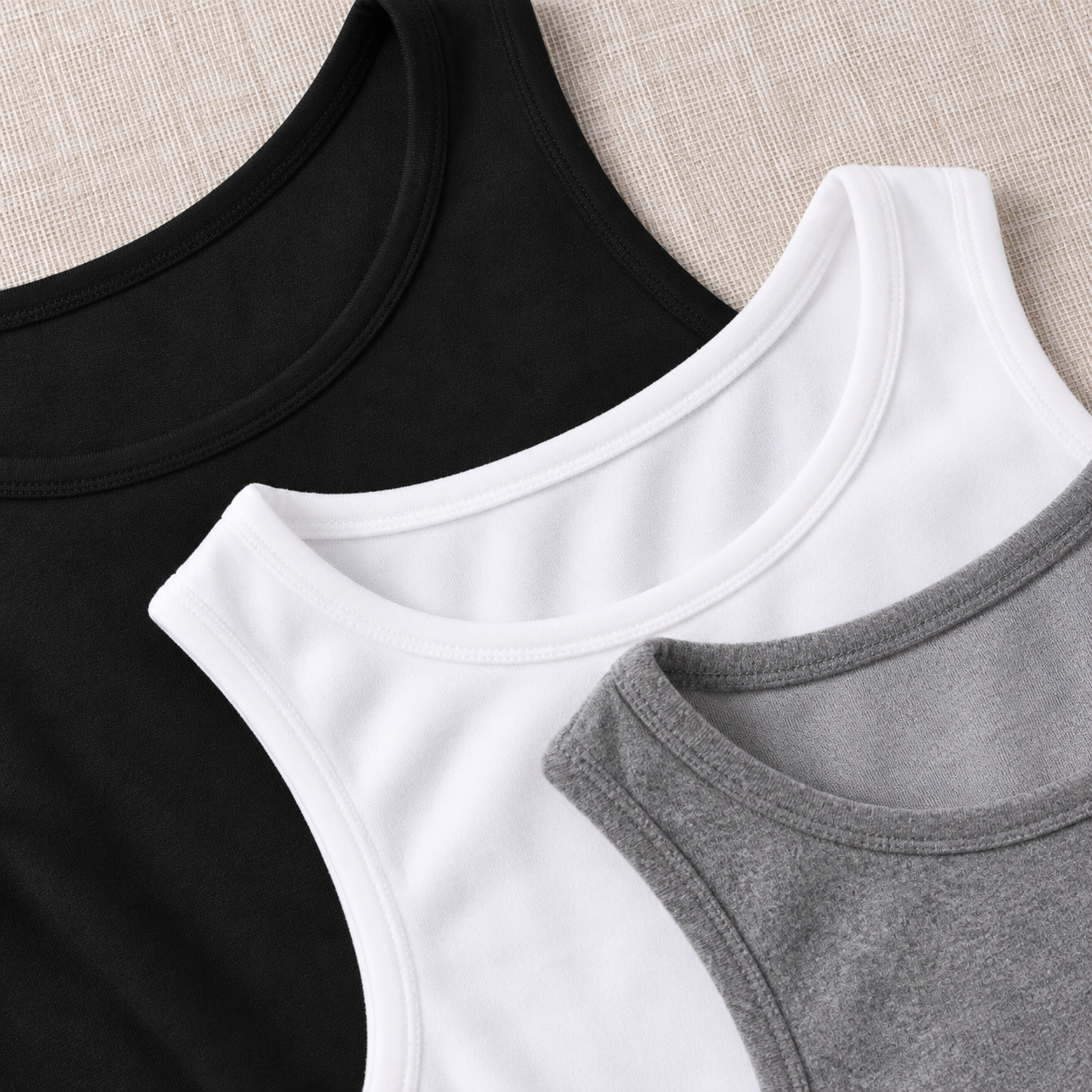 3 Pieces Minimalist Casual Sweatpants Outfit For Women