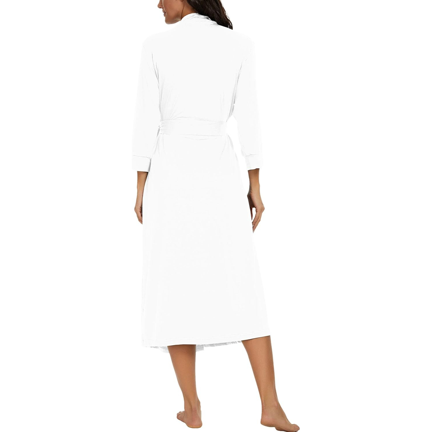 Lightweight  Long Lounge Robe With Pockets For Women