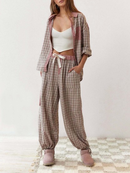Loose Splice Pajama Set