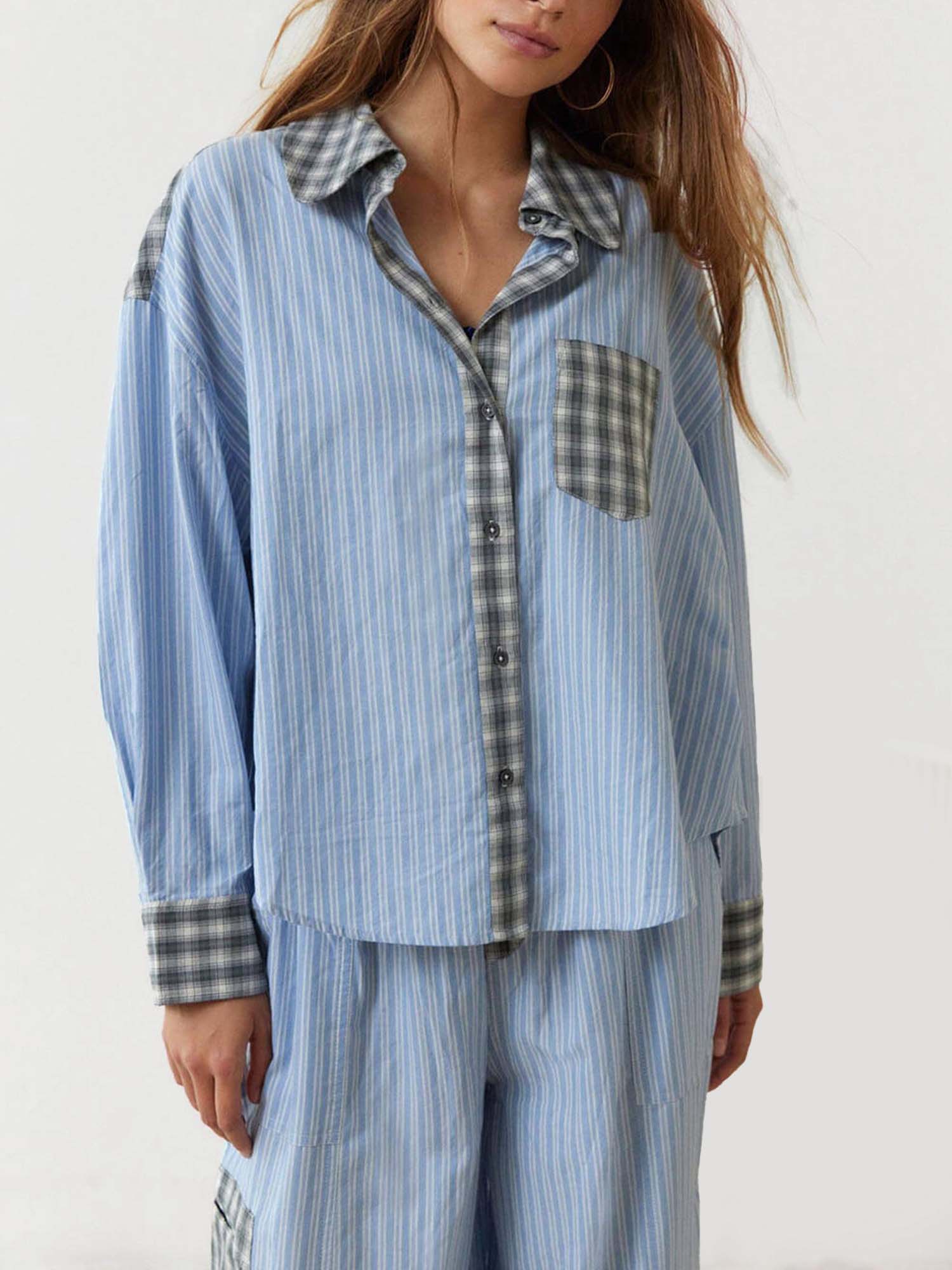 Loose Splice Pajama Set