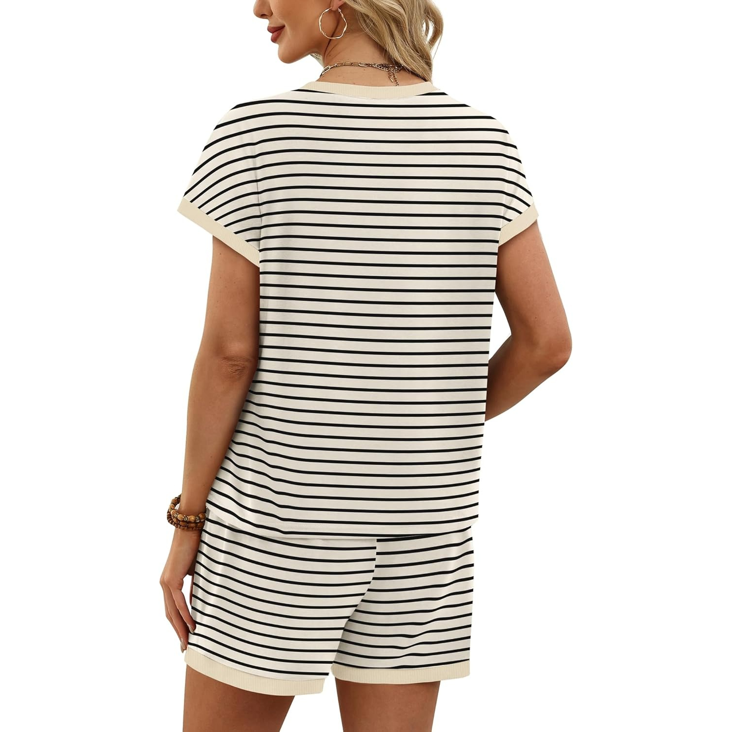 Summer Cap Sleeve Two Piece Sets For Women