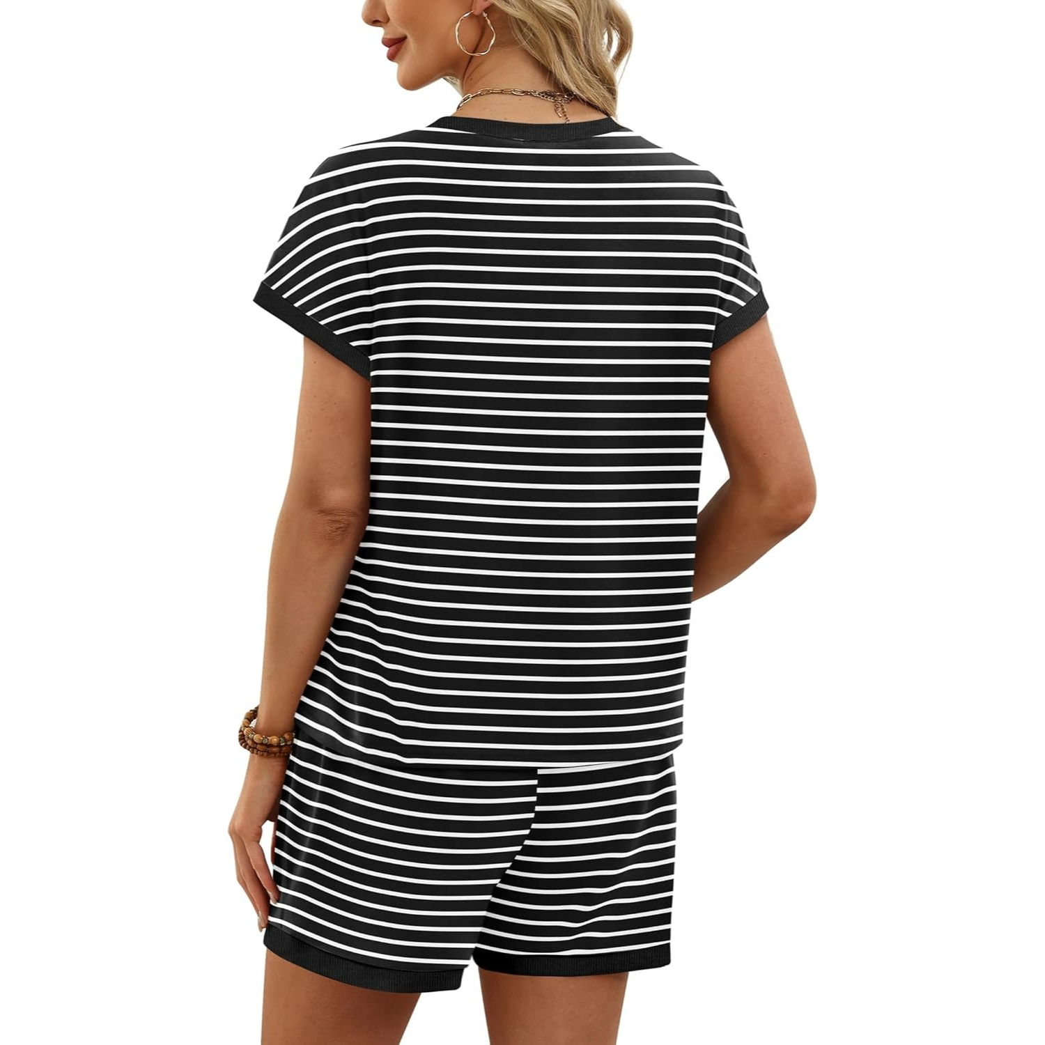Summer Cap Sleeve Two Piece Sets For Women