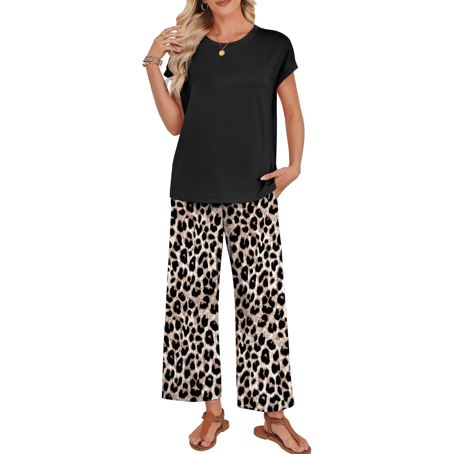 Summer Two Piece Lounge Sets For Women Travel Outfits