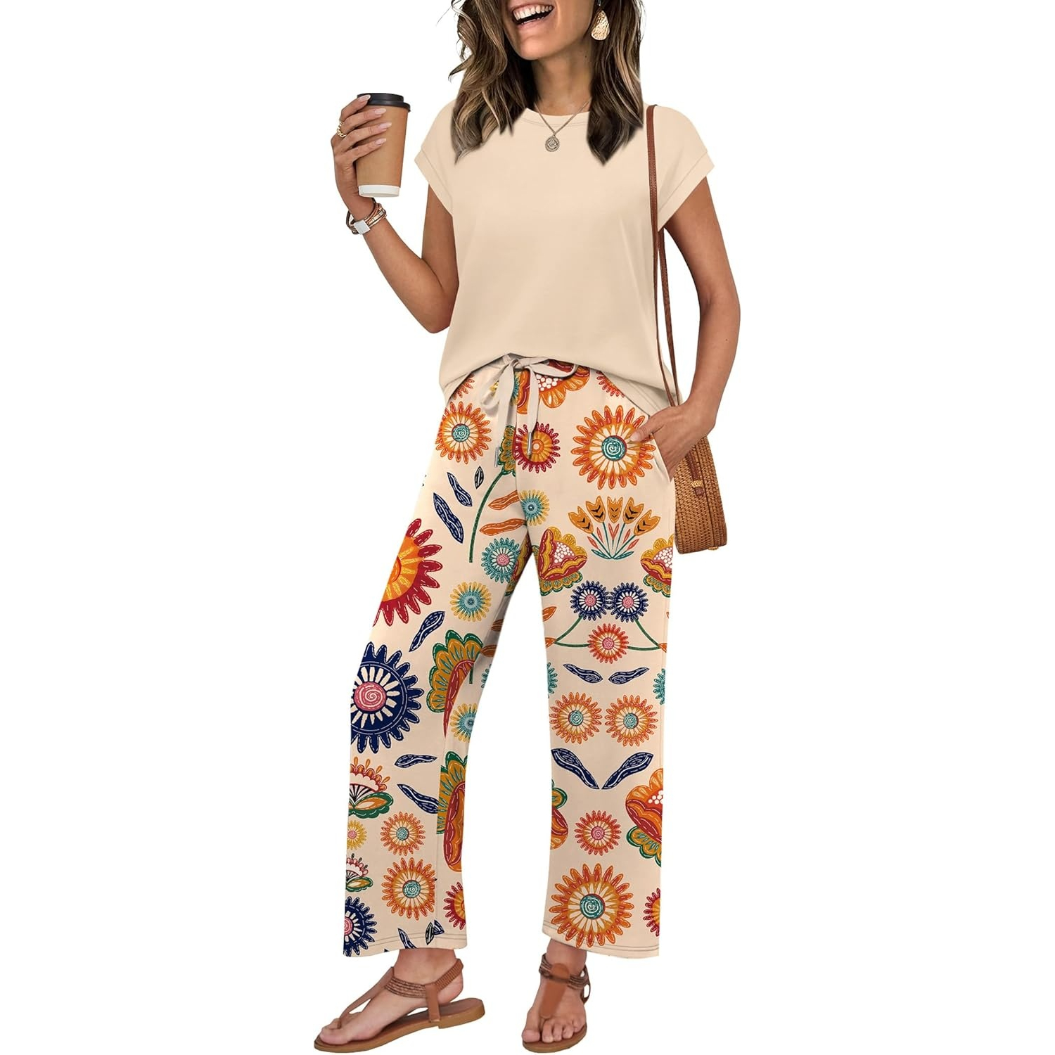 Summer Two Piece Lounge Sets For Women Travel Outfits