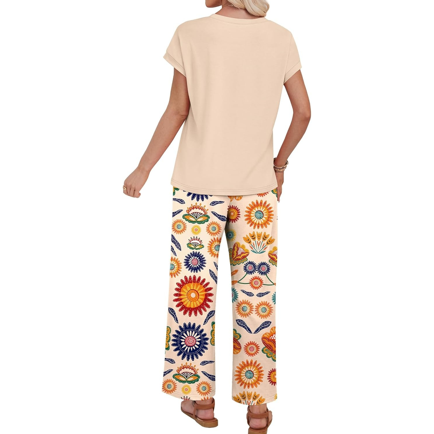 Summer Two Piece Lounge Sets For Women Travel Outfits
