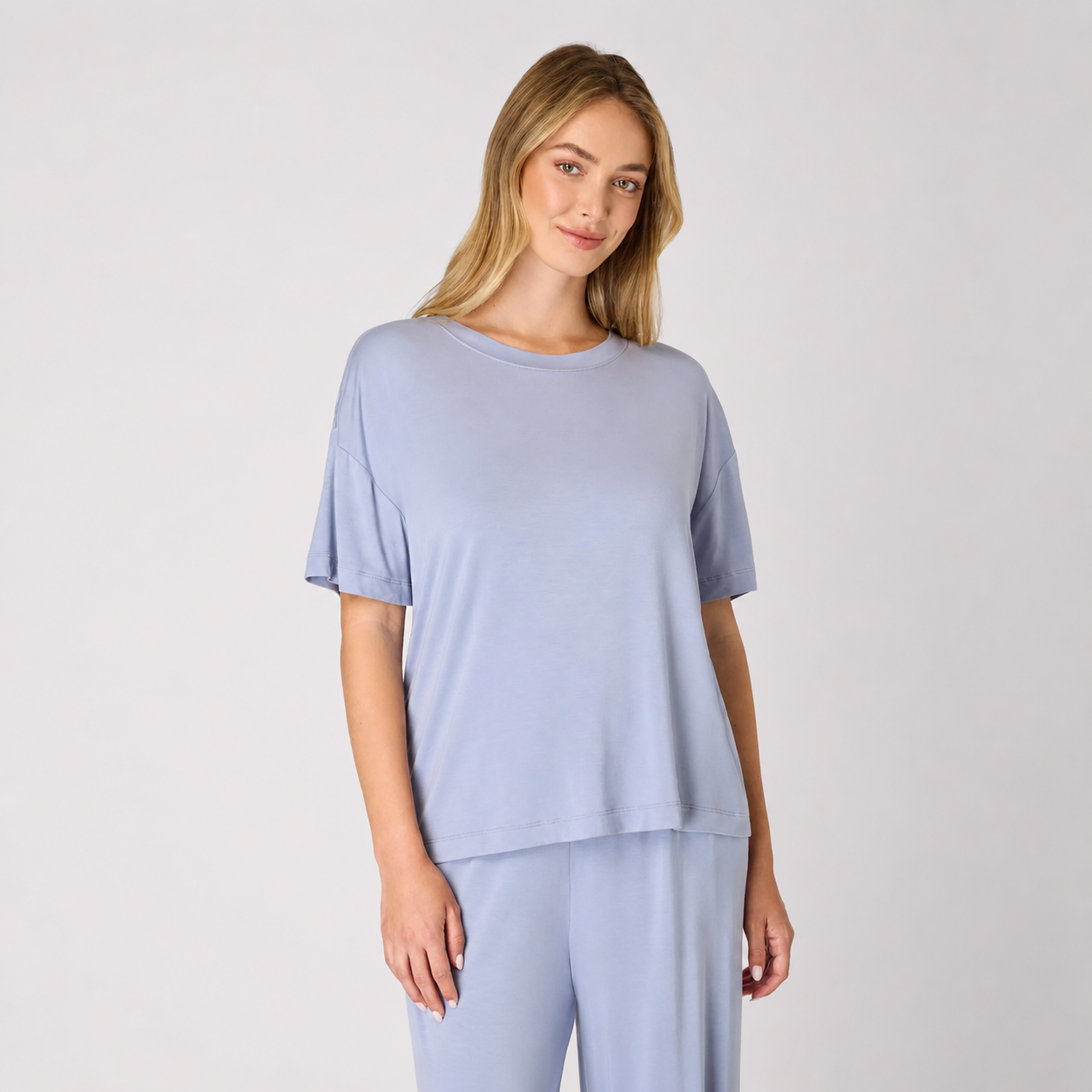 T Shirt And Pants Loungewear Pajama Set With Pockets For Women