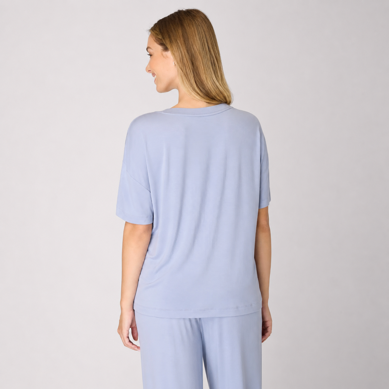 T Shirt And Pants Loungewear Pajama Set With Pockets For Women