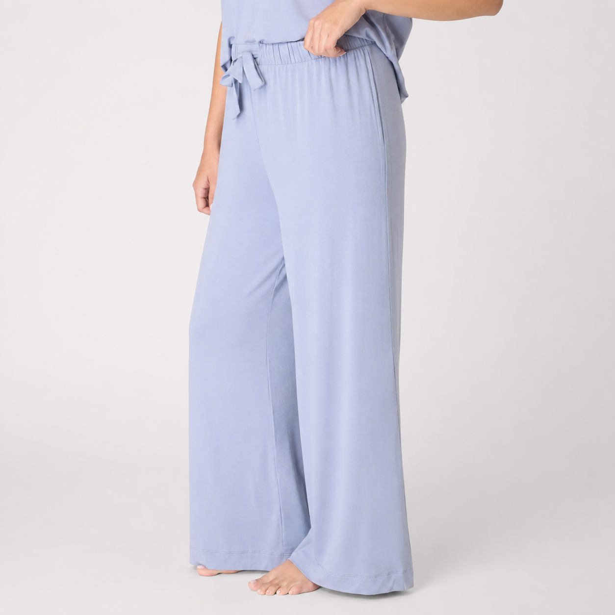 T Shirt And Pants Loungewear Pajama Set With Pockets For Women
