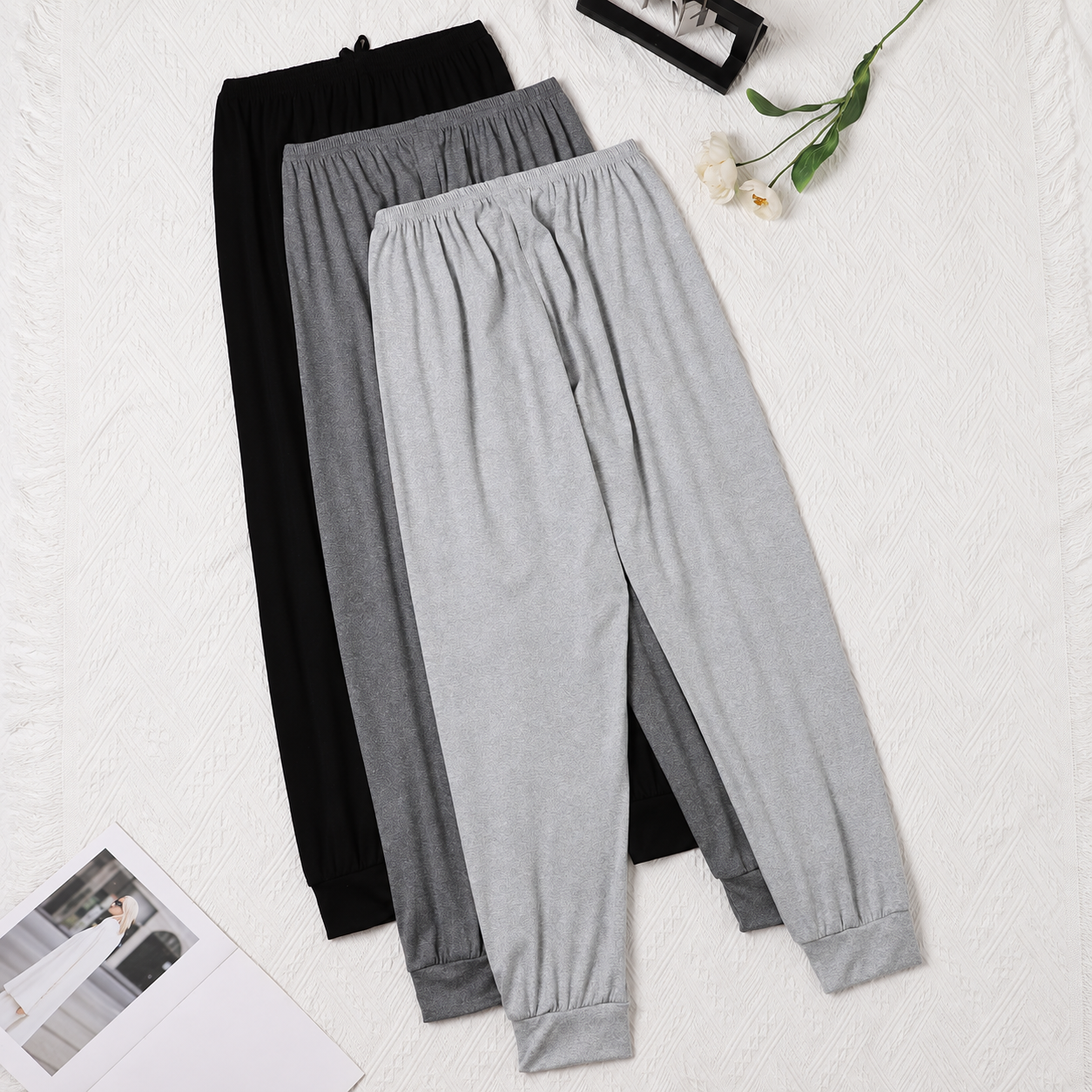 3 Pieces Casual Lounge Pants For Women
