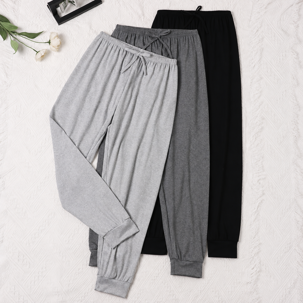 3 Pieces Casual Lounge Pants For Women