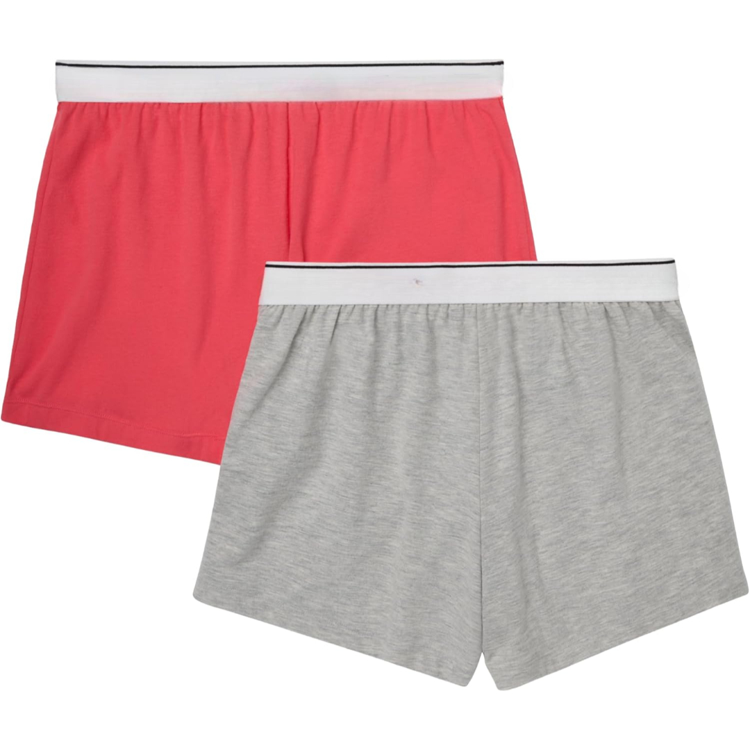 Two Pack Pajama Shorts For Women 