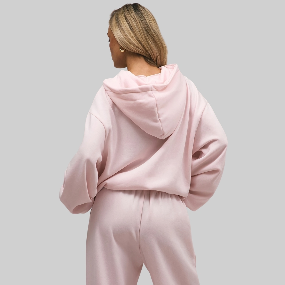Two Piece Oversized Hoodie And Loose Fit Sweatpants Set With Pockets For Women