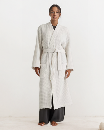 Organic Turkish Waffle Robe For Everyday Comfort