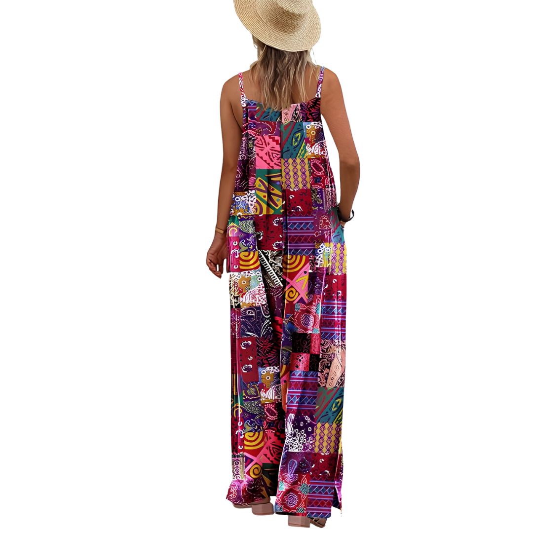 Casual Wide Fit Baggy Jumpsuit With Pockets For Women 