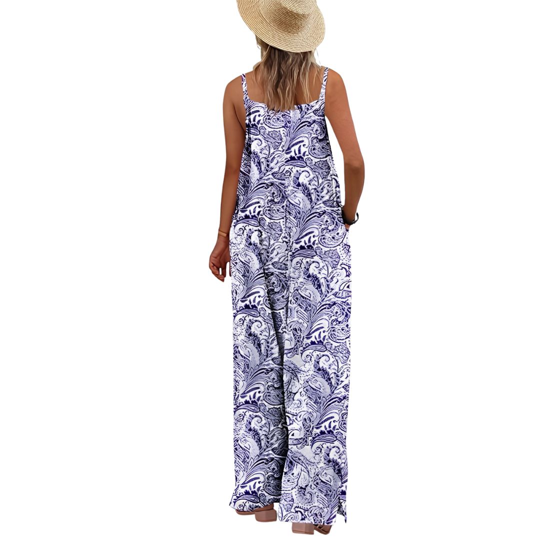 Casual Wide Fit Baggy Jumpsuit With Pockets For Women 