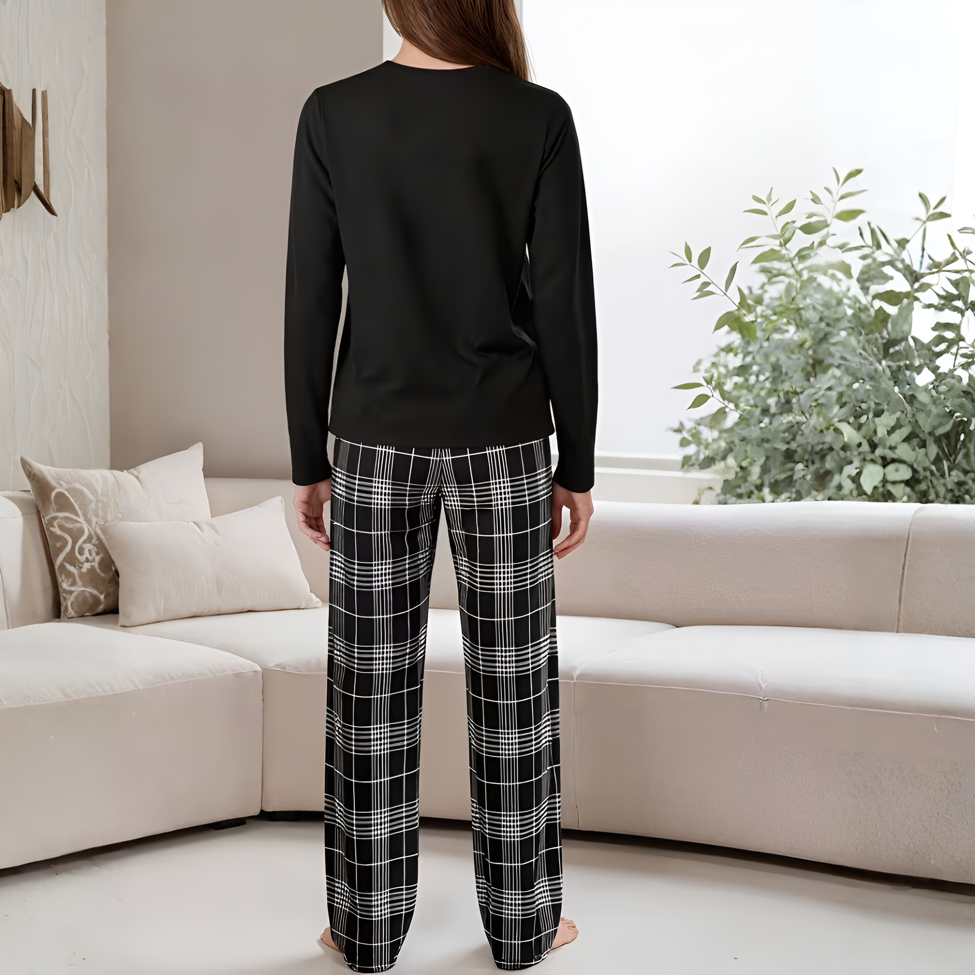 King Queen Long Sleeve Pajama For Couple