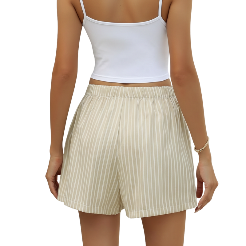 Boxer Shorts For Women With Plaid Pattern