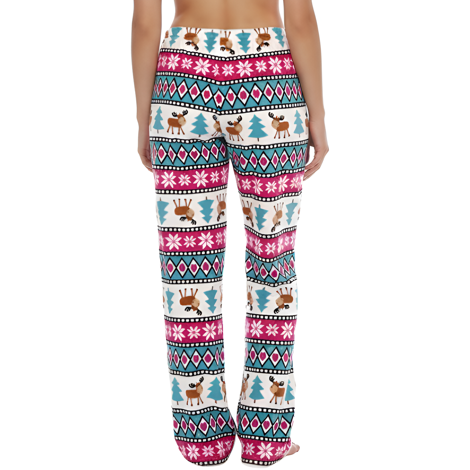 Pajama Pants With Printed Design For Nightwear For Women