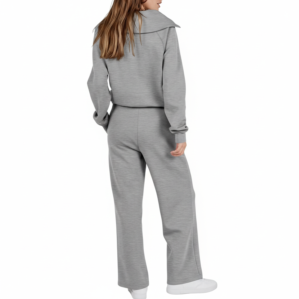 Two-Piece Women'S Cozy Sweatshirt Set 