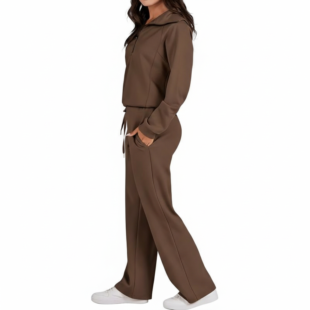 Two-Piece Women'S Cozy Sweatshirt Set 