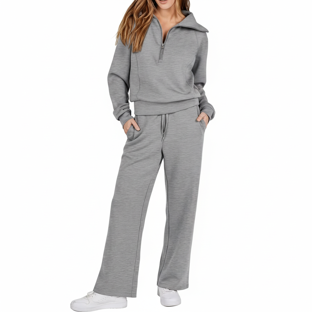 Two-Piece Women'S Cozy Sweatshirt Set 