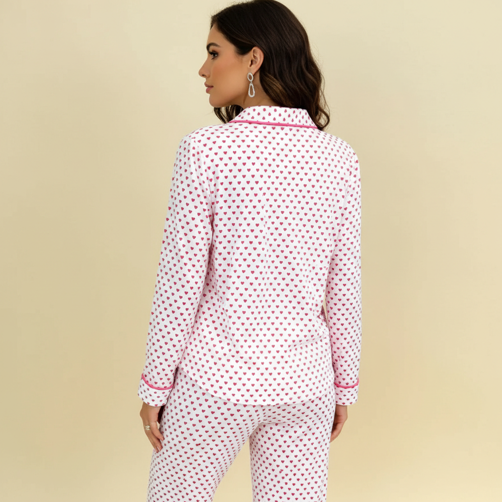 Cozy Wide Fit Pajama Set For Women