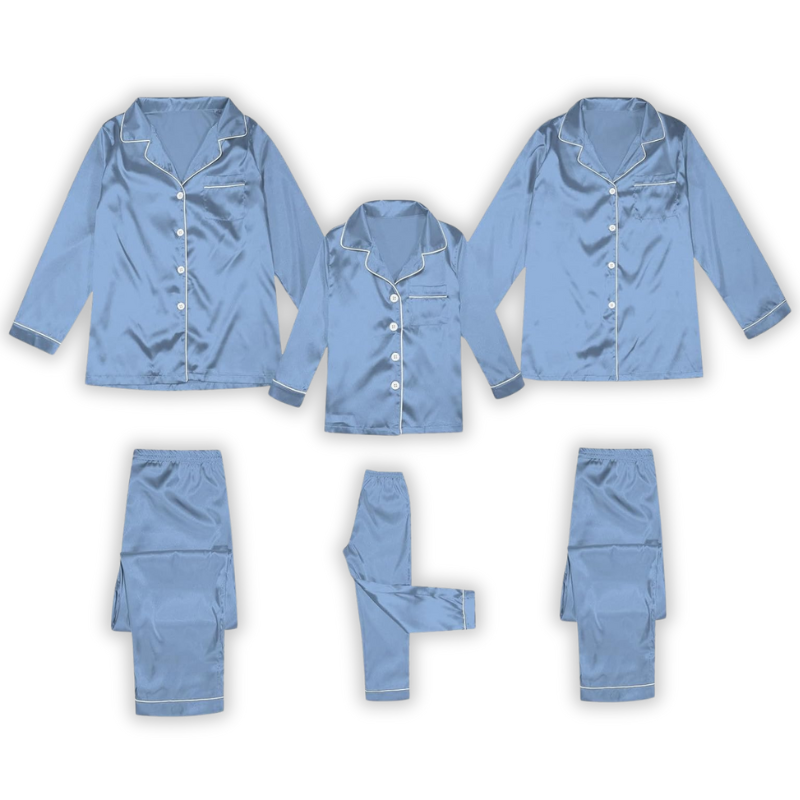 Soft Pattern Matching Family Pajama Set