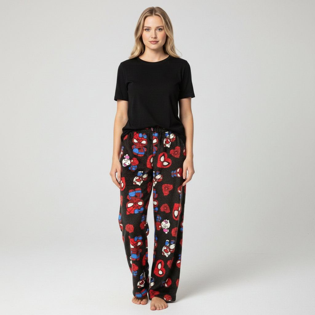 Hello Kitty Spiderman Pajama Pants