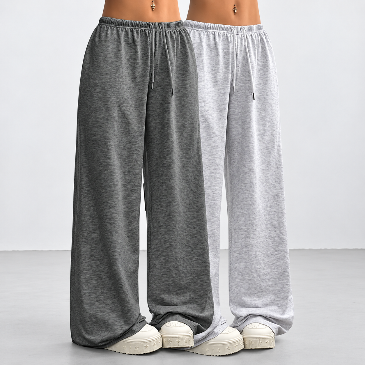 2 Pieces Oversized Sports Lounge Pants For Women