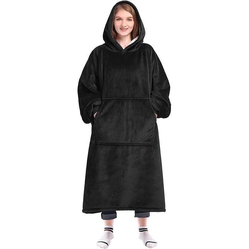 Oversized Long Sleeve Hoodie Blanket Sweatshirt For Women