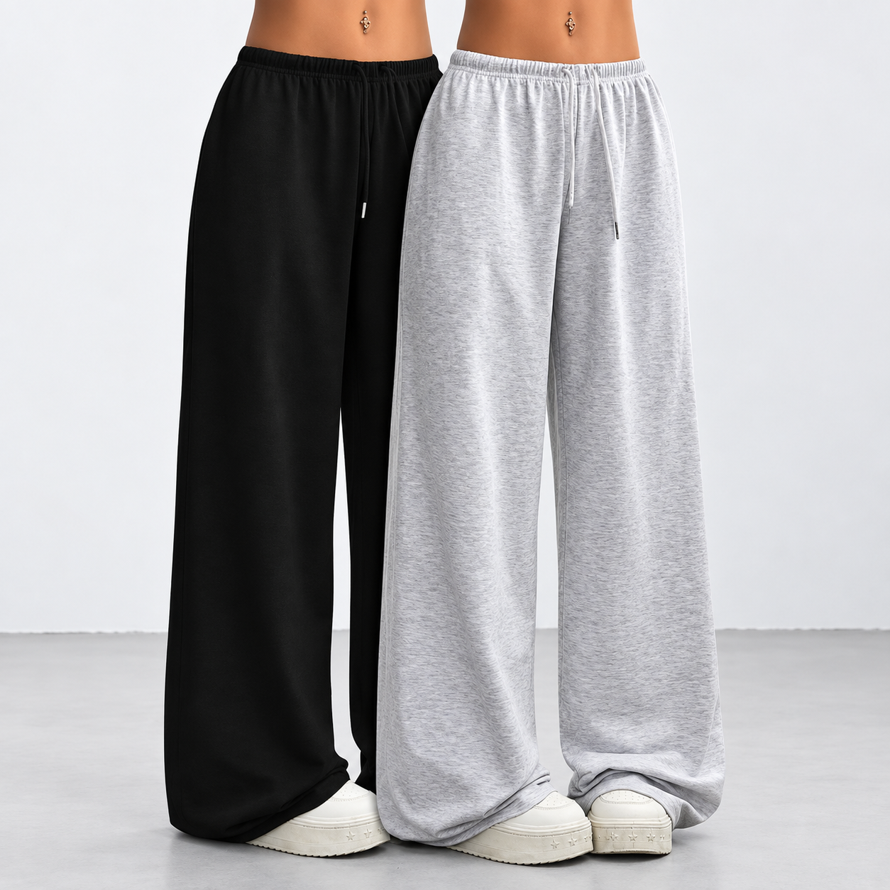 2 Pieces Oversized Sports Lounge Pants For Women