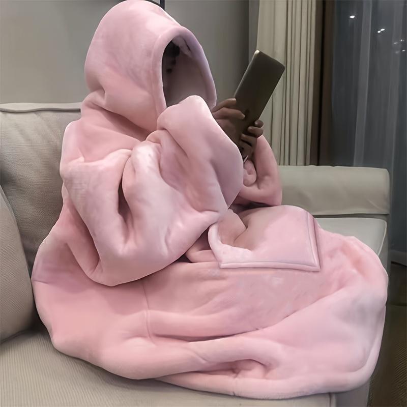 Oversized Long Sleeve Hoodie Blanket Sweatshirt For Women