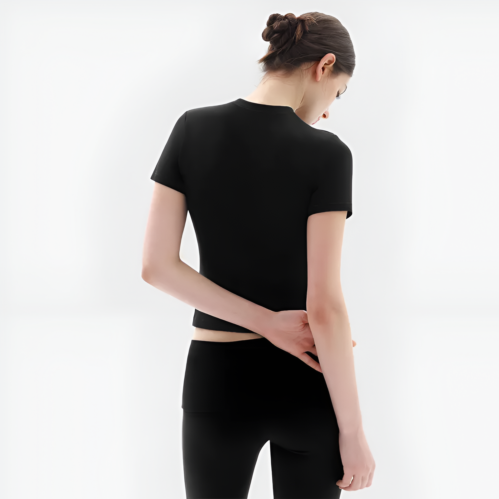 Casual Lounge Set With Short Sleeve Top And Flare Pants For Women